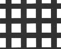 沖孔網規格型號 8□ x 13P 37.9% open .315”square .512”centers,